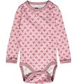 Hummel Bodysuit l/s - Wool - hmlBambo - Woodrose
