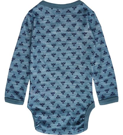 Body m/l Hummel - Laine - hmlBambo - Temps orageux Body m/l Hummel - Laine - hmlBambo - Temps orageux