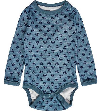 Body m/l Hummel - Laine - hmlBambo - Temps orageux Body m/l Hummel - Laine - hmlBambo - Temps orageux