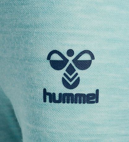 Leggings - Laine Hummel - hmlWolly - Minéral Blue