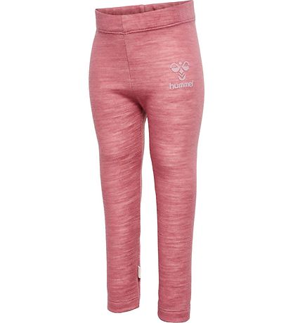 Hummel Leggings - Wool - hmlWolly - Deco Rose