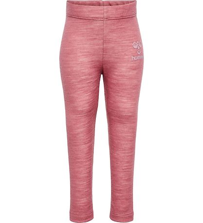 Hummel Leggings - Wool - hmlWolly - Deco Rose