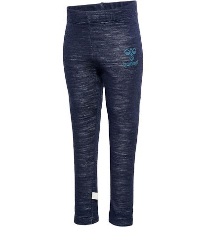 Hummel Leggings - ull - hmlWolly - Black Iris