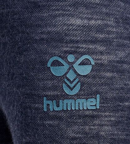 Hummel Leggings - ull - hmlWolly - Black Iris