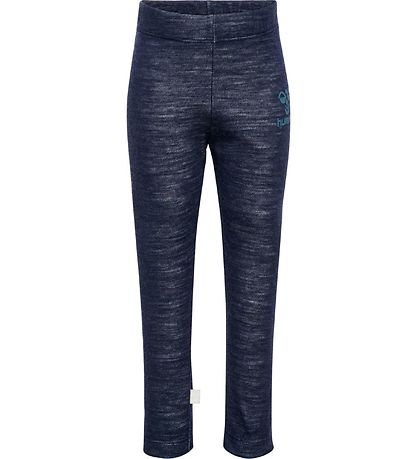 Hummel Leggings - ull - hmlWolly - Black Iris