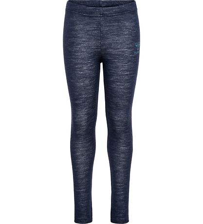 Hummel Leggings - Wool - hmlWingo - Black Iris Hummel Leggings - Wool - hmlWingo - Black Iris