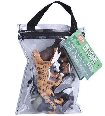 Wild Republic Beutel m. Tier - 5 st. - Regenwald