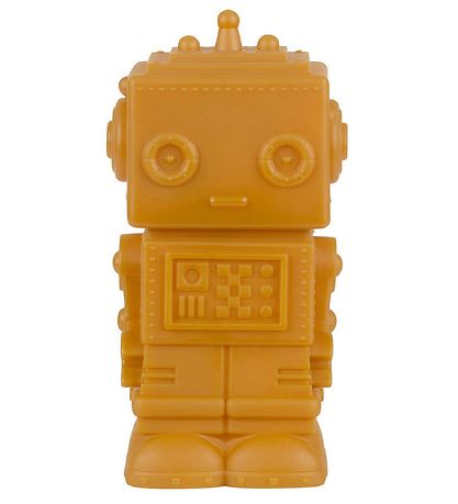 A Little Lovely Company Lamp - 14 cm - Robot - Aztec Gold