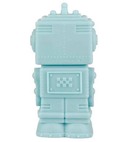 A Little Lovely Company Lamp - 14 cm - Robot - Smoky Blue