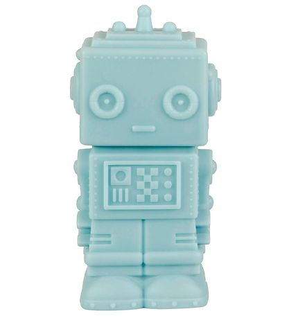 A Little Lovely Company Lamp - 14 cm - Robot - Smoky Blue