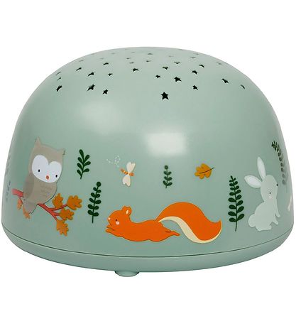 A Little Lovely Company Projectielamp - 14x9 cm - Bos Gratis A Little Lovely Company Projectielamp - 14x9 cm - Bos Gratis