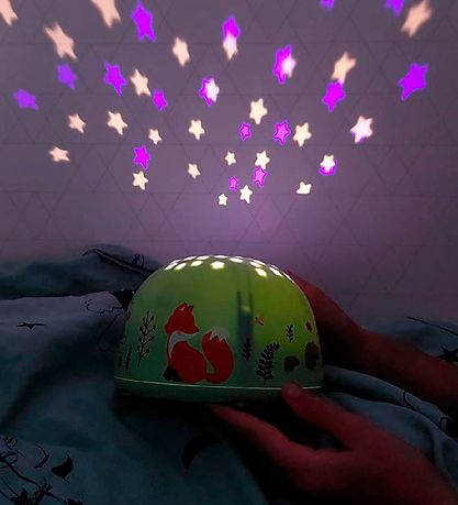 A Little Lovely Company Projectielamp - 14x9 cm - Bos Gratis A Little Lovely Company Projectielamp - 14x9 cm - Bos Gratis