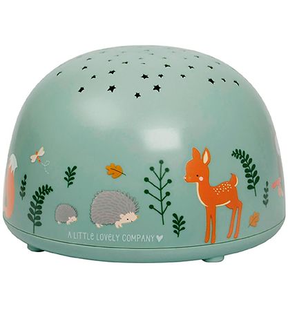A Little Lovely Company Projectielamp - 14x9 cm - Bos Gratis A Little Lovely Company Projectielamp - 14x9 cm - Bos Gratis