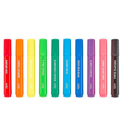 Ooly Jumbo Tusher - Big Bright Brush - 10 Stk. - Marglitað