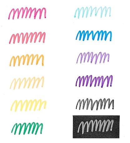 Ooly Marker - Water Based -based - 12 Pcs - Multicolour Ooly Marker - Water Based -based - 12 Pcs - Multicolour