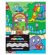 Ooly Fold Out Colouring Book Book - Panorama - Seaside Animal To Ooly Fold Out Colouring Book Book - Panorama - Seaside Animal To