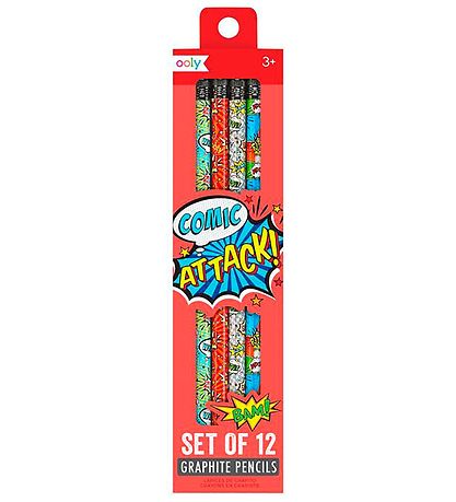 Ooly Pencils - Comic Attack - Happy Pack Ooly Pencils - Comic Attack - Happy Pack