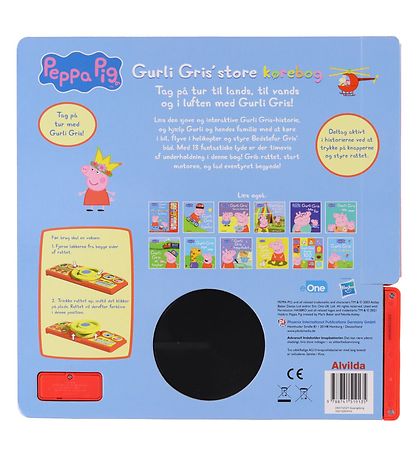 Alvilda Book w. Sound - Peppa Pig' Large Driving record - Danish Alvilda Book w. Sound - Peppa Pig' Large Driving record - Danish