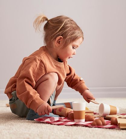 Kids Concept Speelgoedeten - Picknick Set - Hout
