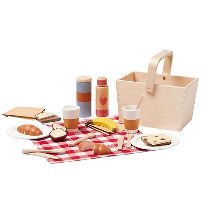 Kids Concept Speelgoedeten - Picknick Set - Hout