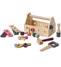 Kids Concept Wooden Toy - Toolbox - Wood Kids Concept Wooden Toy - Toolbox - Wood