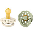 BIBS Bohemen Spenen - 2-pack - Maat 2 - Rond - Ivory/Sage