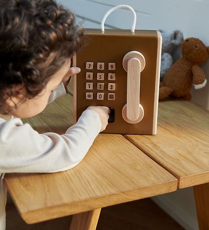 Liewood Wooden Toy - Phone - Rufus - Golden Caramel Multi Mix