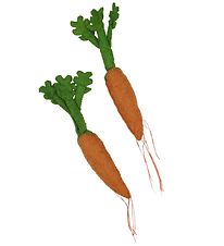 Papoose Play Food - 2 pcs - Wool Carrot Papoose Play Food - 2 pcs - Wool Carrot