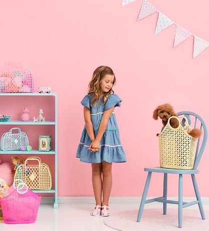 Petit Panier pliant Sun Jellies - Retro - 26x21x12 cm - Rose Petit Panier pliant Sun Jellies - Retro - 26x21x12 cm - Rose