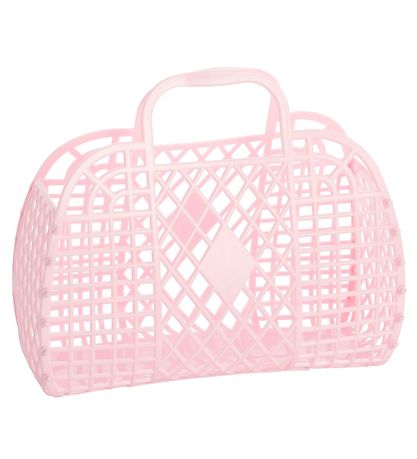 Petit Panier pliant Sun Jellies - Retro - 26x21x12 cm - Rose Petit Panier pliant Sun Jellies - Retro - 26x21x12 cm - Rose