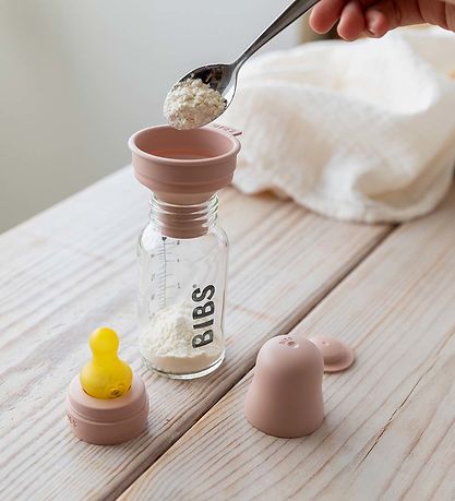 BIBS Flöskusengi Sett - 5 Partar - Slow Flow - Náttúrulegt gúmmí