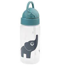 Done by Deer 물병 포함 빨대 - 350ml - 엘피 - 블루
