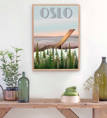 Vissevasse Poster - 30x40 - Oslo Holmenkollbakken