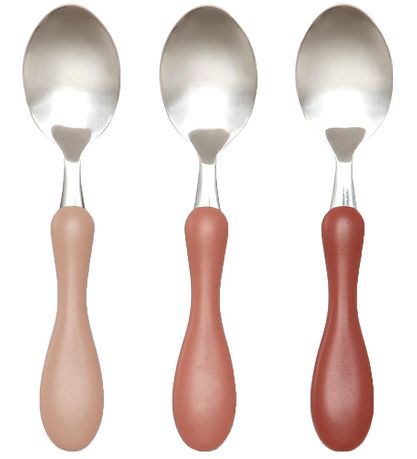 Sebra Spoon Set - Stainless Steel - Blossom Pink