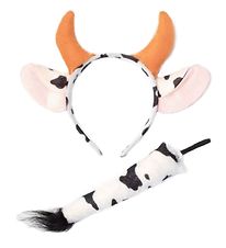 Molly & Rose Costume - Hairband/Tail - Cow Molly & Rose Costume - Hairband/Tail - Cow