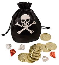 Molly & Rose Costume Accessories - Pirate Purse w. Gold coins Molly & Rose Costume Accessories - Pirate Purse w. Gold coins