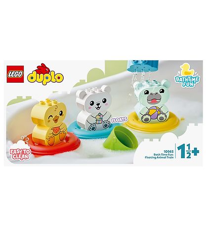 LEGO® DUPLO - Gaman I Bað: Fljótandi dýralest 10965 - 14 Partar LEGO® DUPLO - Gaman I Bað: Fljótandi dýralest 10965 - 14 Partar