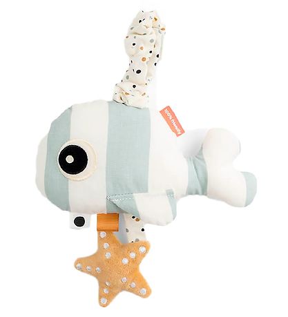 Jouet Suspendu Done by Deer - Sea Friends - Blue/Mustard Jouet Suspendu Done by Deer - Sea Friends - Blue/Mustard