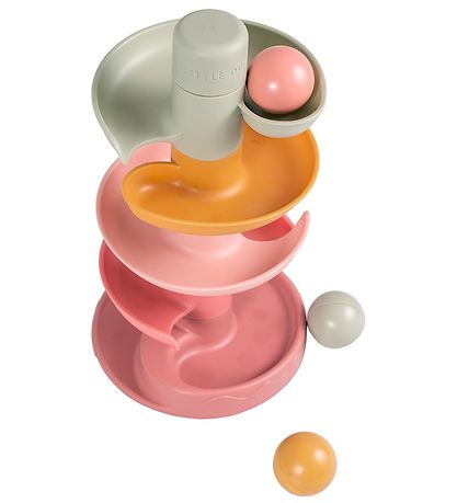 Little Dutch Balacing Ball Track - Spiral Tower - Pink Little Dutch Balacing Ball Track - Spiral Tower - Pink