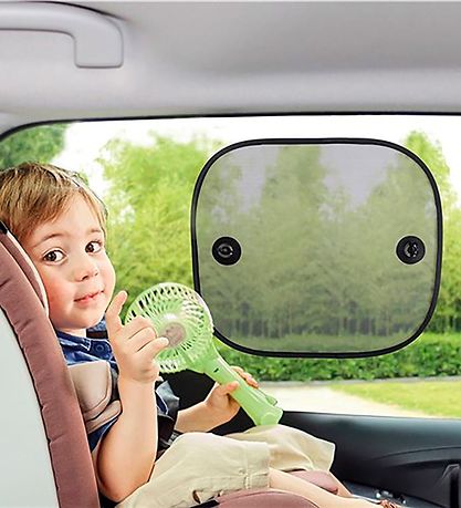 BabyDan Pram Sun Shade for Car - 2-Pack - Black BabyDan Pram Sun Shade for Car - 2-Pack - Black
