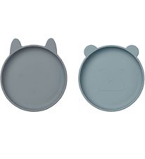Liewood Plates - Silicone - 2-Pack - Olivia - Blue Mix