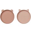 Assiettes Liewood - Silicone - 2 Pack - Olivia - Rose Mix