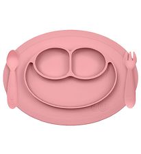 EzPz Dinner Set - Silicone - 3 Parts - Dusty Pink EzPz Dinner Set - Silicone - 3 Parts - Dusty Pink