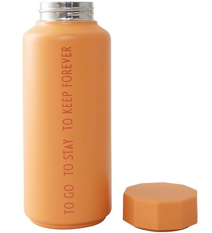 Design Letters Thermofles - To Go - 500ml - Oranje Design Letters Thermofles - To Go - 500ml - Oranje