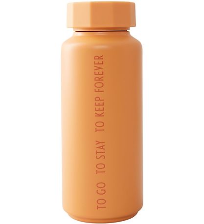 Design Letters Thermofles - To Go - 500ml - Oranje Design Letters Thermofles - To Go - 500ml - Oranje