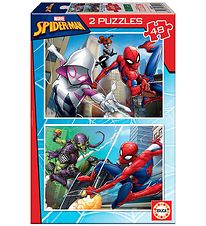 Educa Puzzel - 2 x 48 Bakstenen - Spider-man Educa Puzzel - 2 x 48 Bakstenen - Spider-man