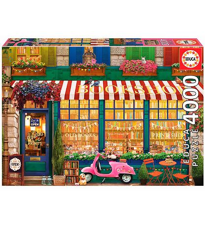 Educa Jigsaw Puzzle - 4000 Bricks - Vintage Bookshop Educa Jigsaw Puzzle - 4000 Bricks - Vintage Bookshop