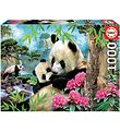 Educa Jigsaw Puzzle - 1000 Bricks - Morning Panda Educa Jigsaw Puzzle - 1000 Bricks - Morning Panda