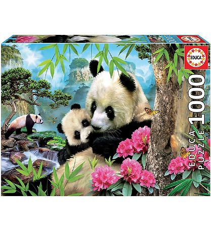 Educa Jigsaw Puzzle - 1000 Bricks - Morning Panda