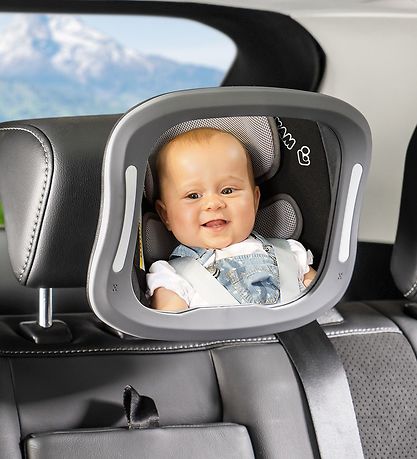 Reer Baby Car Mirror w. Light Reer Baby Car Mirror w. Light